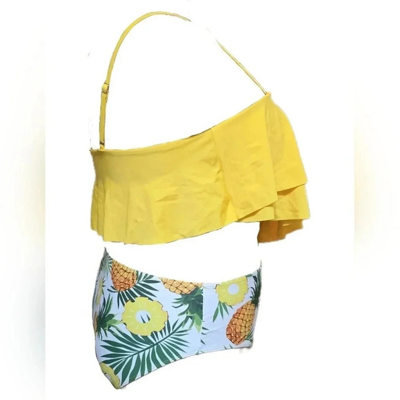 Shein, Size 3xl (18), High Waisted Pineapple Bikini Swim Bottom - Picture 10 of 16